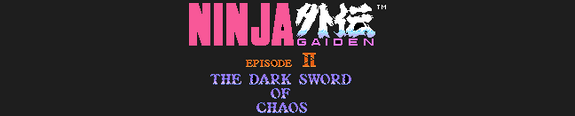 Ninja Gaiden II: The Dark Sword Of Chaos